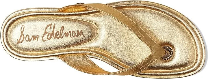 Sam Edelman Remi Women's Shoes Gold Boa : 6.5 M, Leather - Image 2