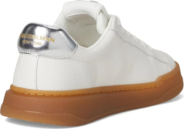 Sam Edelman Rhea Women's Shoes White/Silver : 9 M, Leather - Image 4