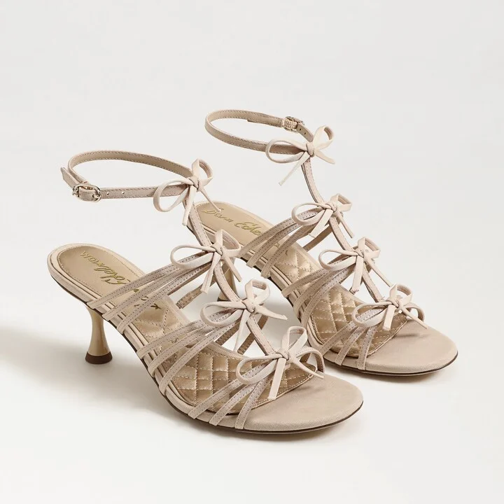 Sam Edelman Rhoda Strappy Sandal Honey Sand Fabric