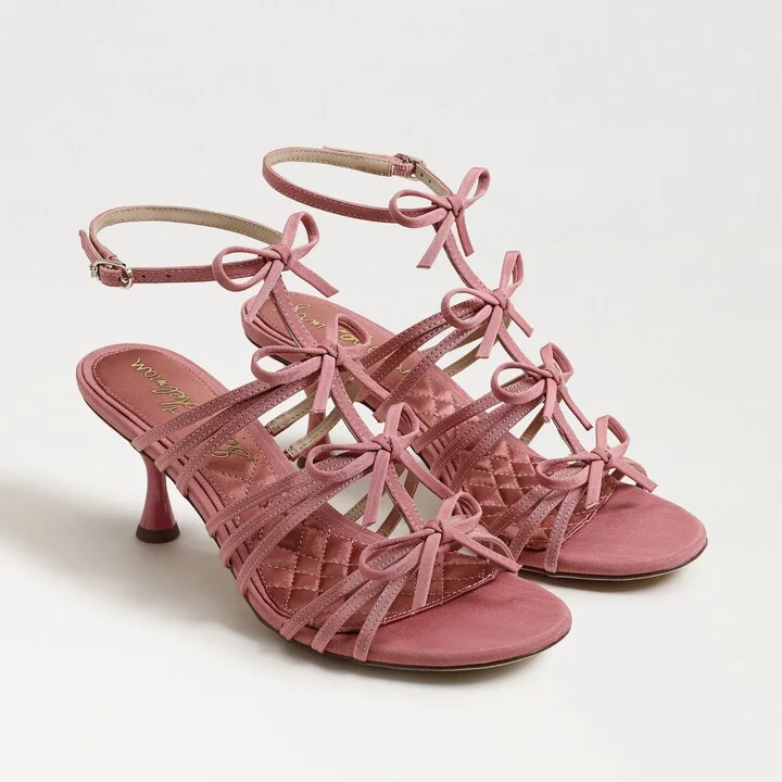 Sam Edelman Rhoda Strappy Sandal Luxe Rose Fabric