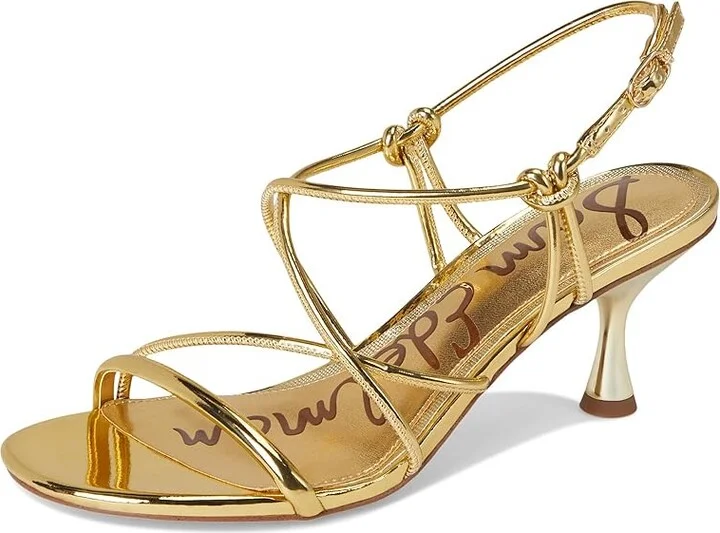Sam Edelman Riana Women's Sandals Amber Gold : 9.5 M, Synthetic - Image 5