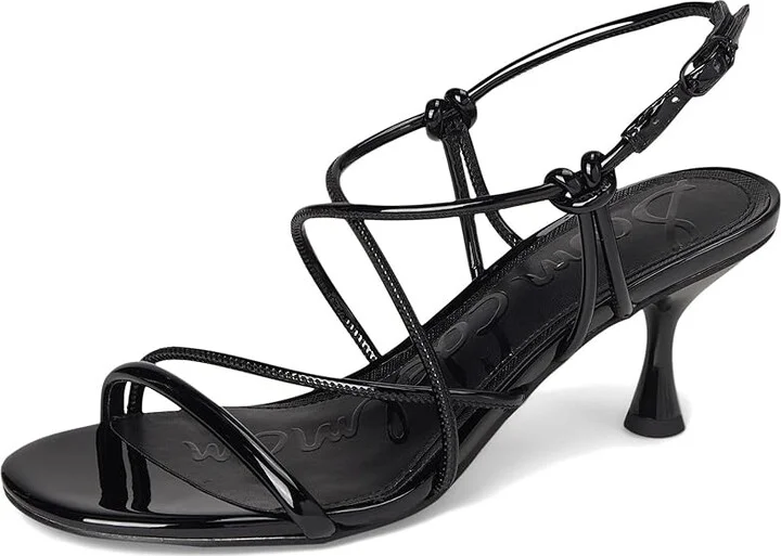 Sam Edelman Riana Women's Sandals Black Patent : 9 M, Synthetic - Image 5