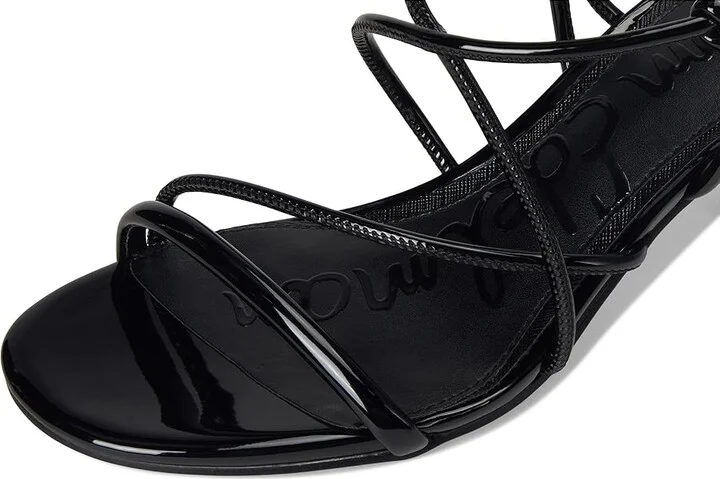 Sam Edelman Riana Women's Sandals Black Patent : 9 M, Synthetic - Image 7