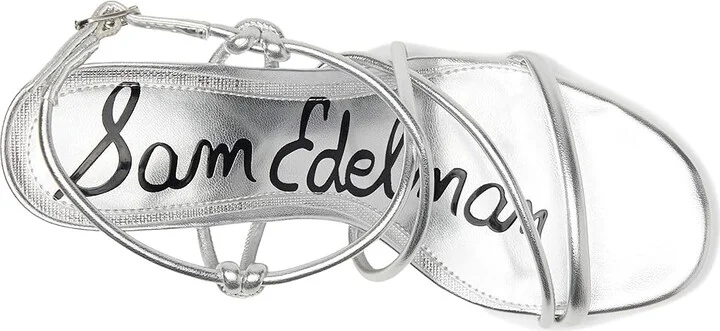 Sam Edelman Riana Women's Sandals Soft Silver : 9.5 M, Synthetic - Image 2