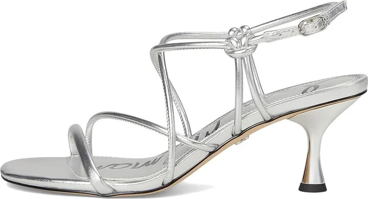 Sam Edelman Riana Women's Sandals Soft Silver : 9.5 M, Synthetic - Image 6