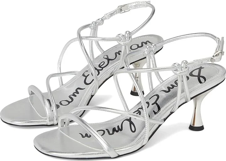 Sam Edelman Riana Women's Sandals Soft Silver : 9.5 M, Synthetic