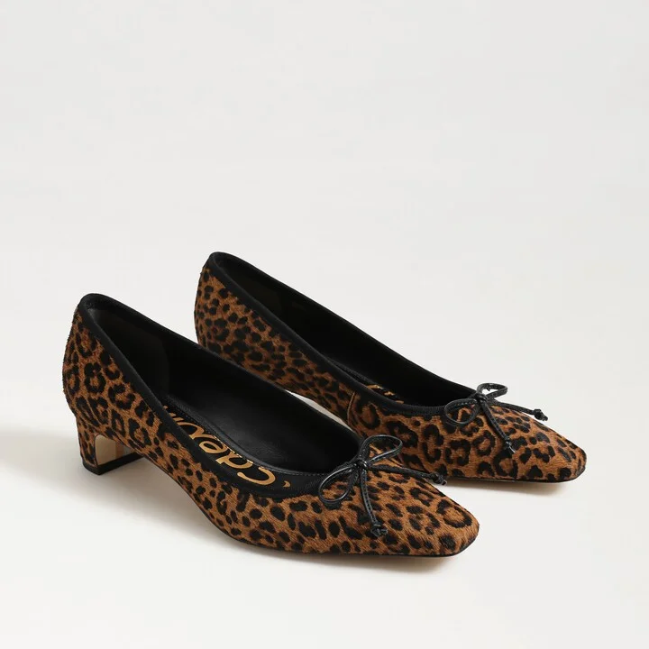 Sam Edelman Rinda Pointed Toe Pump Brown Multi Calf Hair/Leather
