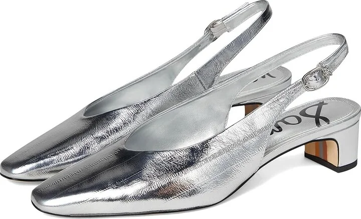 Sam Edelman Ronnie Women's Shoes Silver : 7 M, Leather