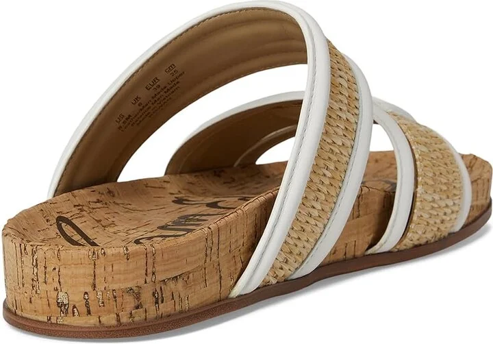 Sam Edelman Rowan Women's Shoes Dark Natural/Bright White : 9.5 M, Leather - Image 4
