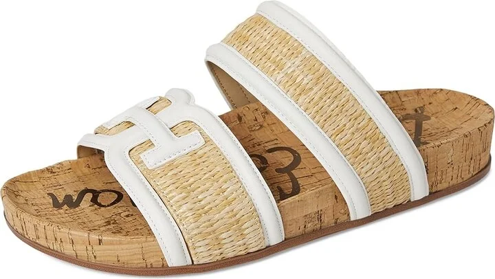 Sam Edelman Rowan Women's Shoes Dark Natural/Bright White : 9.5 M, Leather - Image 5