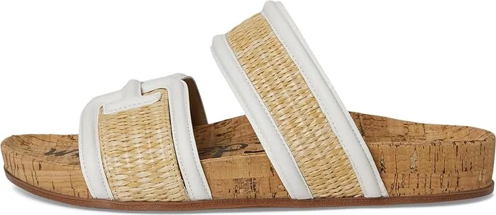 Sam Edelman Rowan Women's Shoes Dark Natural/Bright White : 9.5 M, Leather - Image 6