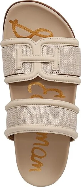 Sam Edelman Rowan Women's Shoes Light Natural/Linen : 10 M, Leather - Image 2
