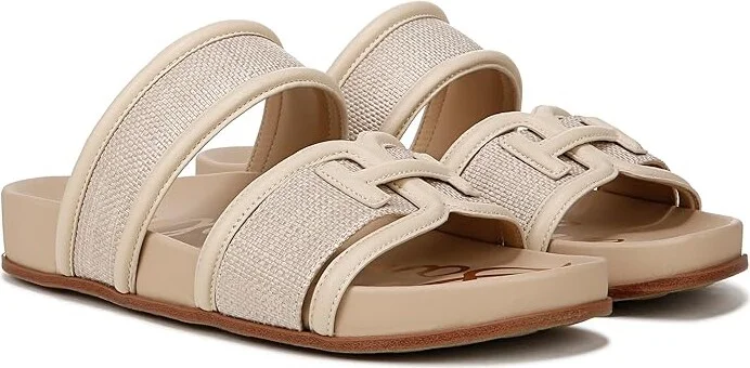 Sam Edelman Rowan Women's Shoes Light Natural/Linen : 10 M, Leather