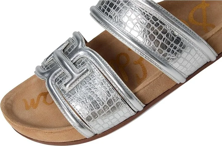 Sam Edelman Rowan Women's Shoes Soft Silver : 6 M, Leather - Image 7