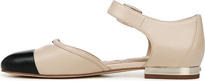 Sam Edelman Rylie Women's Flat Shoes Summer Sand/Black : 7 M, Leather/Rubber - Image 5