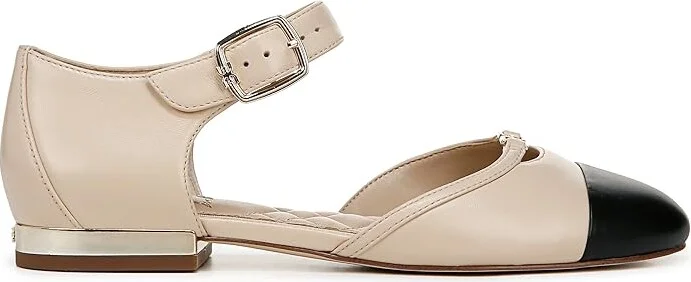 Sam Edelman Rylie Women's Flat Shoes Summer Sand/Black : 7 M, Leather/Rubber - Image 6