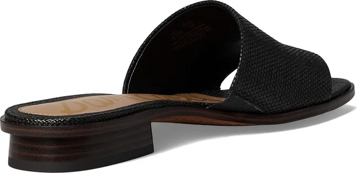 Sam Edelman Sabrina Women's Shoes Black Raffia : 6.5 M, Leather - Image 4