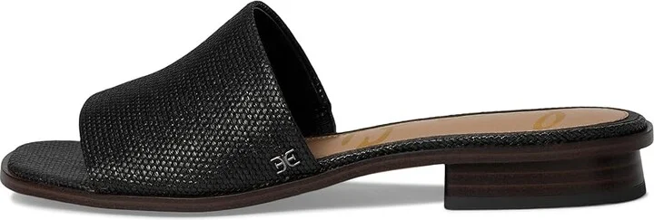 Sam Edelman Sabrina Women's Shoes Black Raffia : 6.5 M, Leather - Image 6