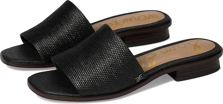 Sam Edelman Sabrina Women's Shoes Black Raffia : 6.5 M, Leather