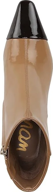 Sam Edelman Saige 2 Women's Boots Camel Sand/Rich Chocolate : 7 M, Leather/Rubber - Image 2