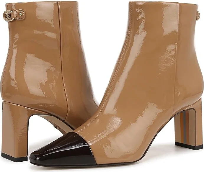 Sam Edelman Saige 2 Women's Boots Camel Sand/Rich Chocolate : 7 M, Leather/Rubber - Image 4