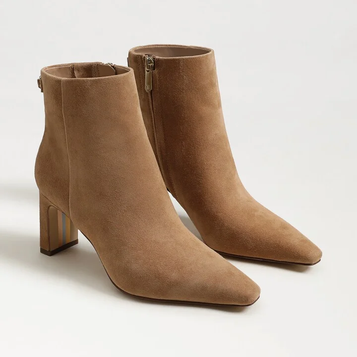 Sam Edelman Saige Ankle Bootie Cyrpus Tan Suede