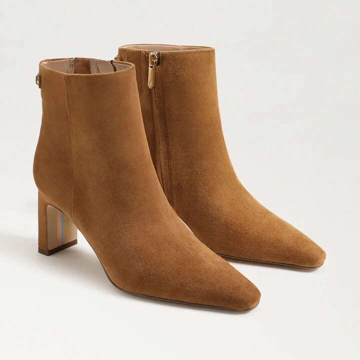 Sam Edelman Saige Ankle Bootie Frontier Brown Suede