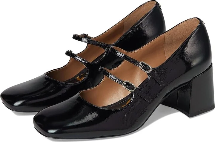 Sam Edelman Sarah Women's Shoes Black Patent : 10 M, Leather