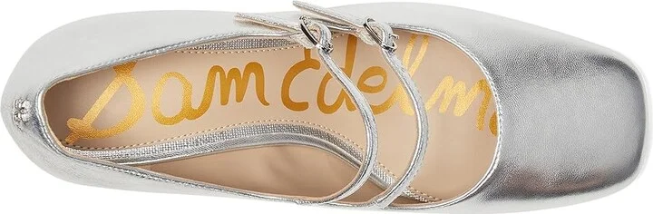 Sam Edelman Sarah Women's Shoes Soft Silver : 11 M, Leather - Image 2