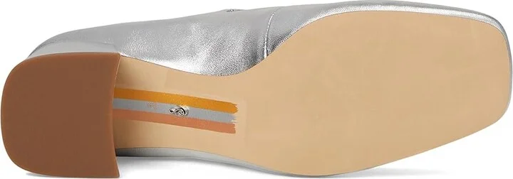 Sam Edelman Sarah Women's Shoes Soft Silver : 11 M, Leather - Image 3