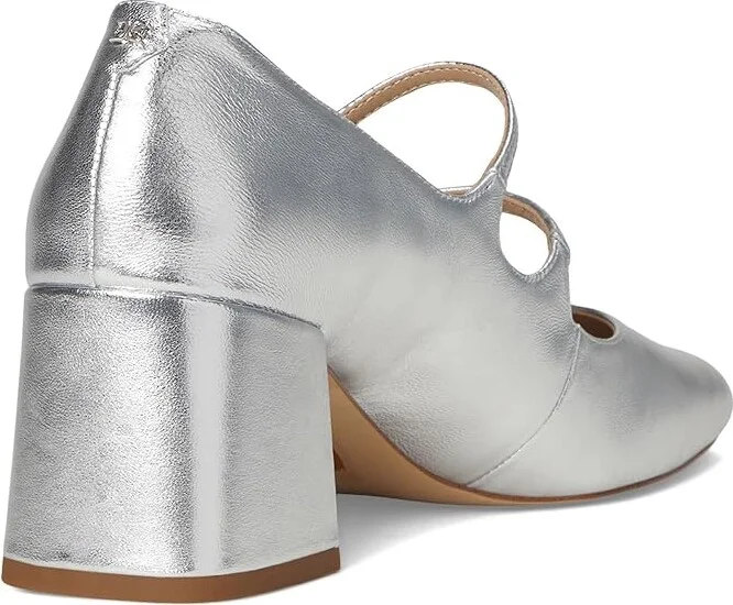 Sam Edelman Sarah Women's Shoes Soft Silver : 11 M, Leather - Image 4