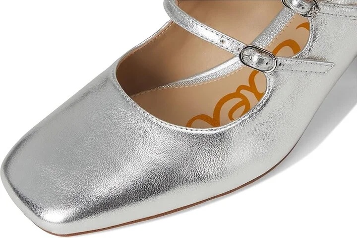 Sam Edelman Sarah Women's Shoes Soft Silver : 11 M, Leather - Image 7