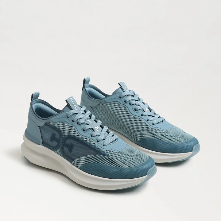 Sam Edelman Sarita Performance Athletic Sneaker Coastal Blue Mesh