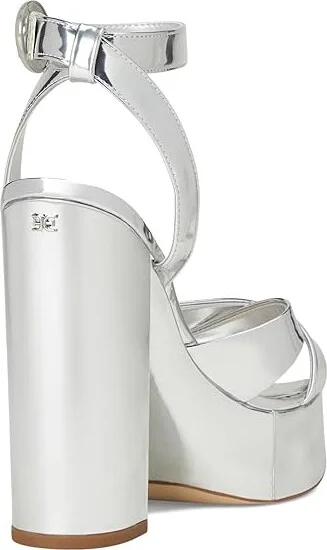 Sam Edelman Savannah High Women's Heels Soft Silver : 7 M, Faux Leather - Image 4