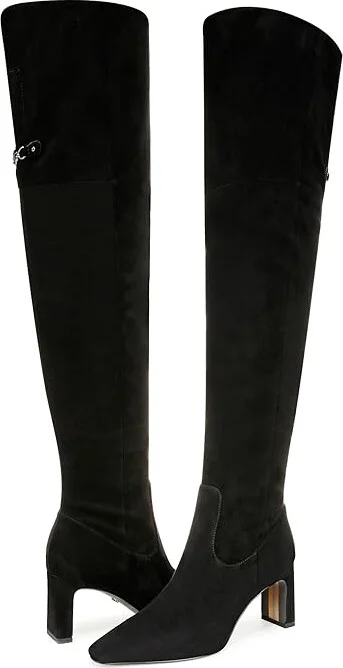 Sam Edelman Shea Women's Boots Black Suede : 10 M, Leather