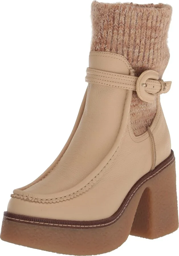 Sam Edelman Sidney Fashion Boot Eggshell 8.5 Medium