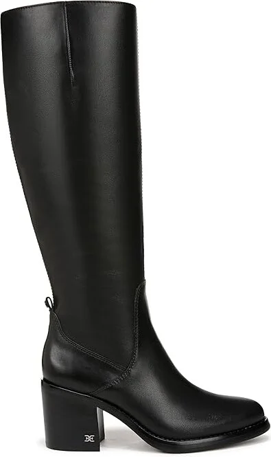 Sam Edelman Soyer Women's Boots Black Leather Wide Calf : 8.5 M - Image 6