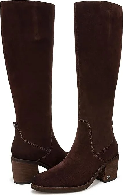 Sam Edelman Soyer Women's Boots Cafe Noir Wide Calf : 8.5 M, Leather - Image 4