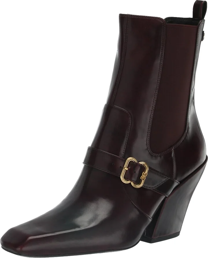 Sam Edelman Suzette Western Boot Deep Crimson 6.5 Medium