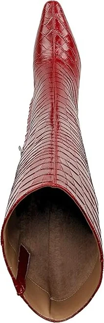 Sam Edelman Sylvia 2 Women's Boots Scarlet Cherry : 11 M, Leather - Image 2