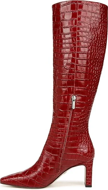 Sam Edelman Sylvia 2 Women's Boots Scarlet Cherry : 11 M, Leather - Image 5