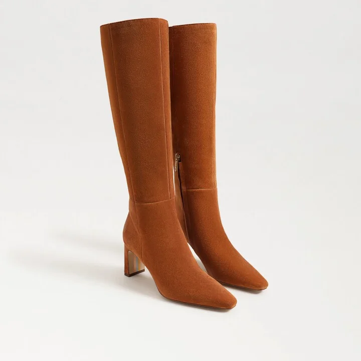 Sam Edelman Sylvia Knee High Boot Frontier Brown Suede