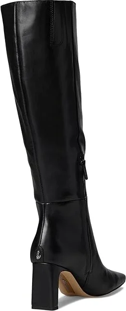Sam Edelman Sylvia Wide Calf Women's Shoes Black Leather Wide Calf : 10.5 M - Image 4
