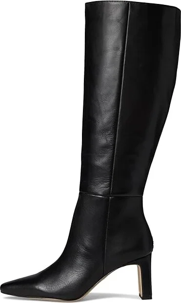 Sam Edelman Sylvia Wide Calf Women's Shoes Black Leather Wide Calf : 10.5 M - Image 6