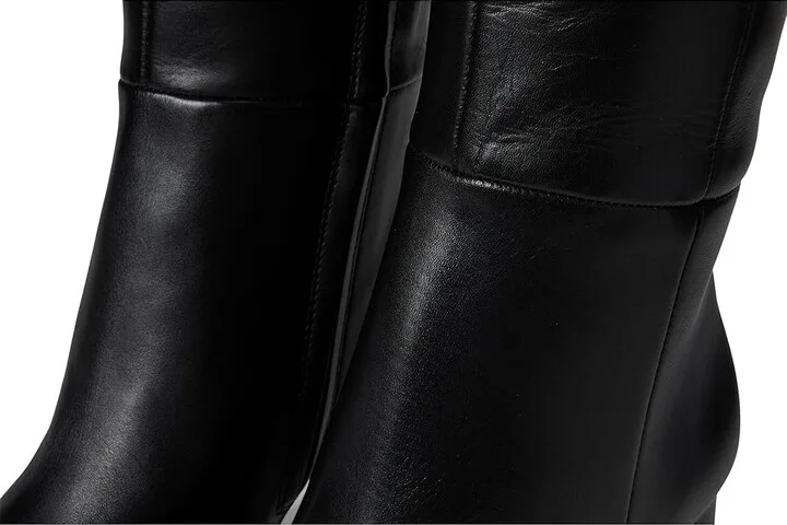 Sam Edelman Sylvia Wide Calf Women's Shoes Black Leather Wide Calf : 10.5 M - Image 7
