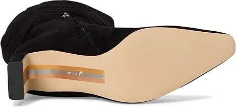 Sam Edelman Sylvia Wide Calf Women's Shoes Black Suede Wide Calf : 12 M, Leather - Image 3