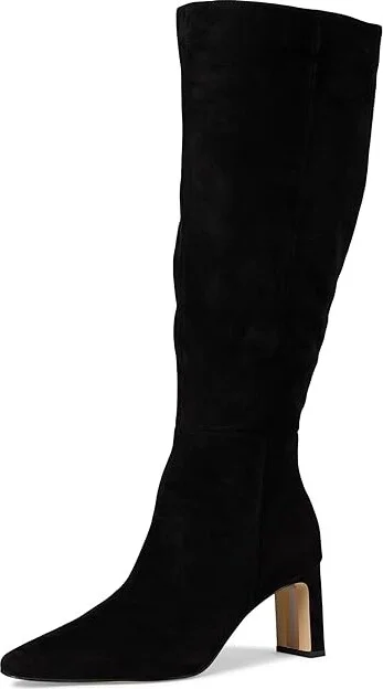 Sam Edelman Sylvia Wide Calf Women's Shoes Black Suede Wide Calf : 12 M, Leather - Image 5
