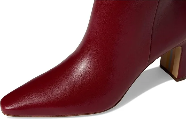 Sam Edelman Sylvia Wide Calf Women's Shoes Cabernet Red Wide Calf : 7.5 M, Leather - Image 2