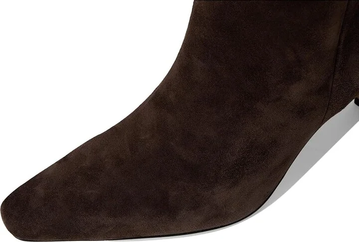 Sam Edelman Sylvia Wide Calf Women's Shoes Chocolate Brown Wide Calf : 7.5 M, Leather - Image 2