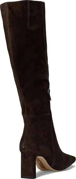 Sam Edelman Sylvia Wide Calf Women's Shoes Chocolate Brown Wide Calf : 7.5 M, Leather - Image 4